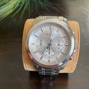 NWT BULOVA Men's Watch Silver